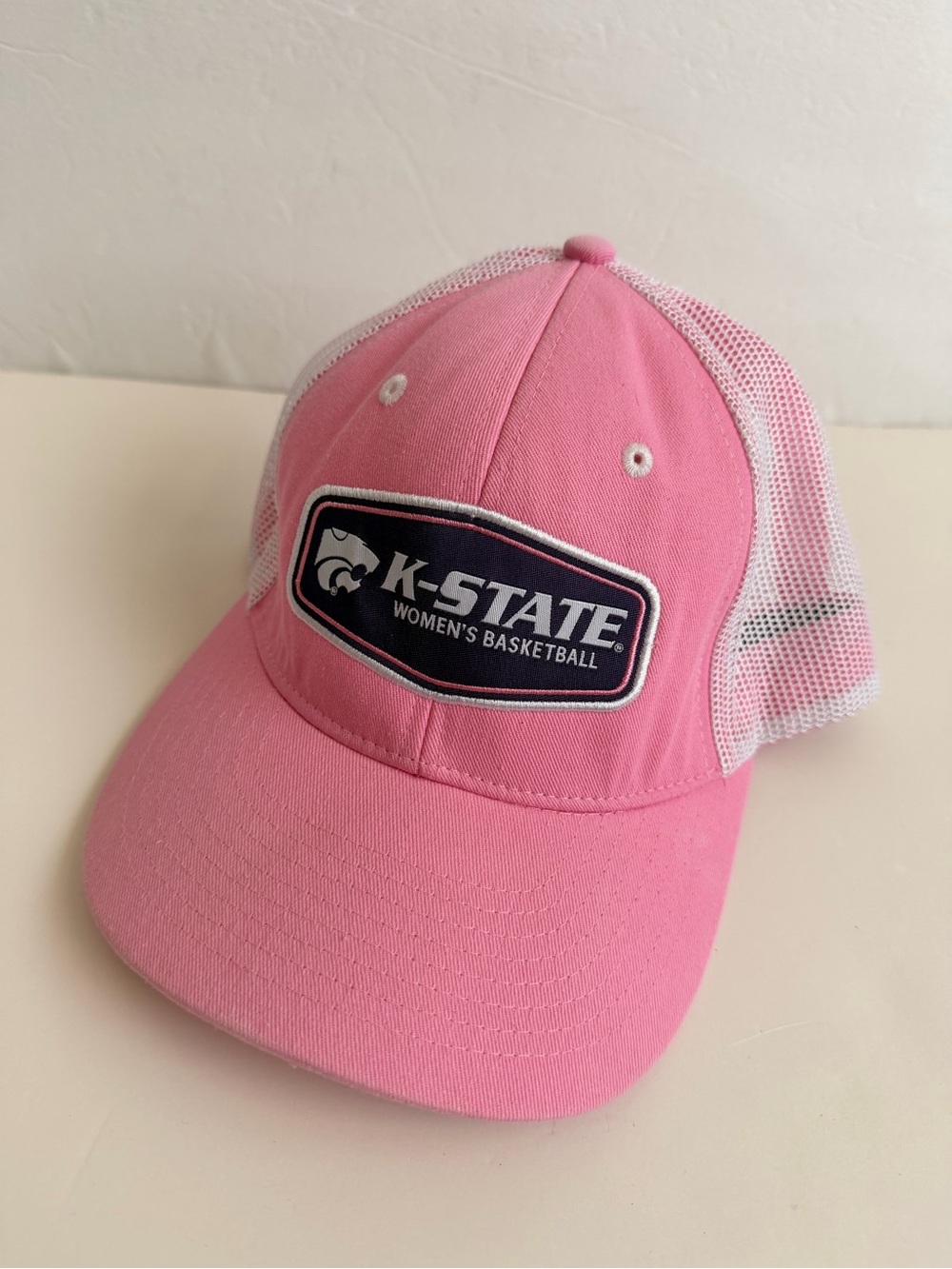 Cute Pink K-State Women’s Basketball Hat Trucker Cap Wildcats
